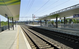 Vernisáž výstavy projektu vysokorychlostní trati v Praze