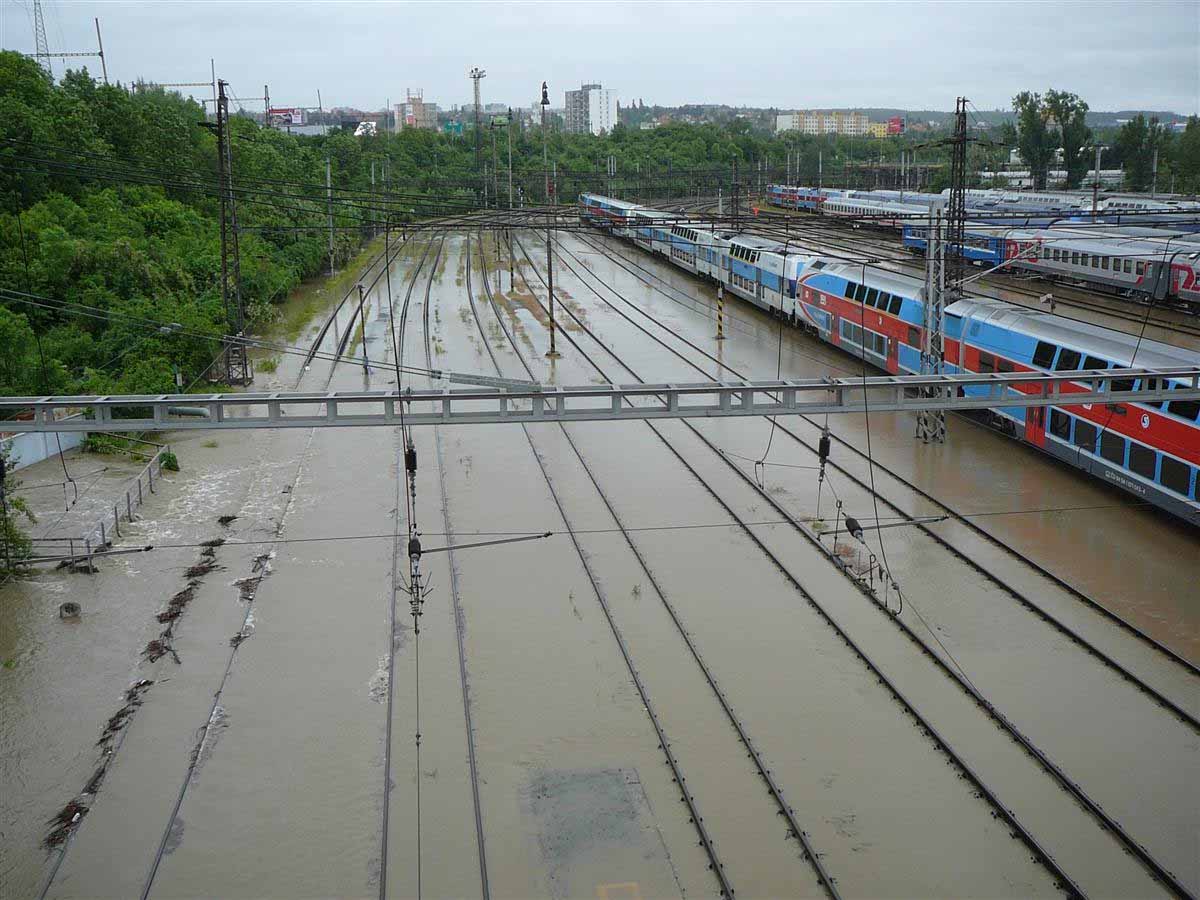 Zaplavené nádraží 