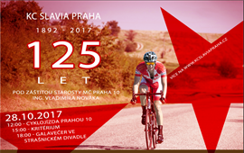Cyklojízda v Praze 10 připomene 125 let KC Slavia Praha