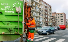 Svoz odpadu na konci roku